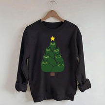 Cat Christmas Tree Lover Sweatshirt