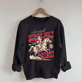 Annual North Pole Rodeo Western Christmas Sweatshirt