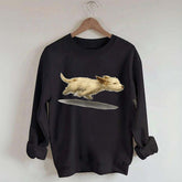 Cute Running Dog Sweatshirt