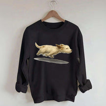 Cute Running Dog Sweatshirt