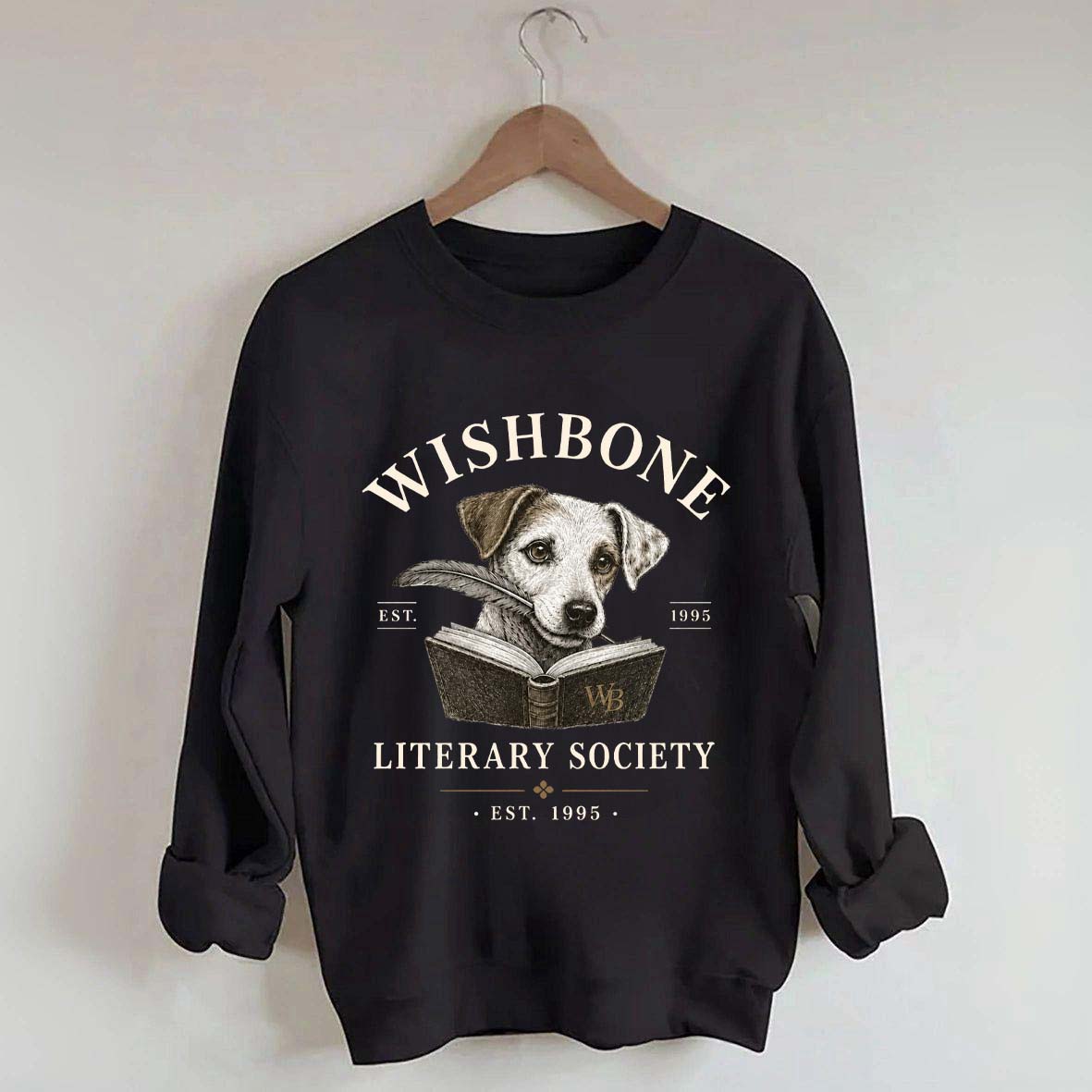 Wishbone Literary Society Nostalgia Dog Sweatshirt