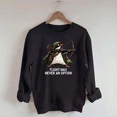 Tactical Penguin Flight Was Never An Option Sweatshirt