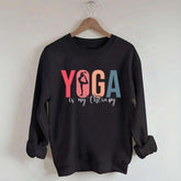 Yoga Is My Therapy Sweatshirt
