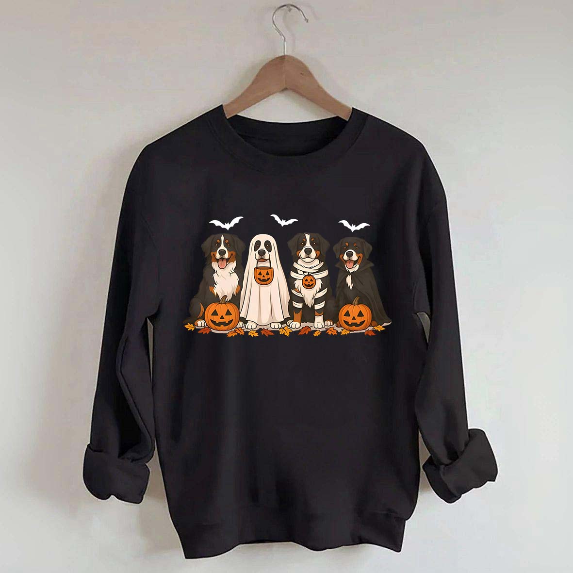 Bernese Mountain Dog Halloween Sweatshirt