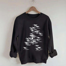 Birdwatching Vintage Shorebirds Sweatshirt