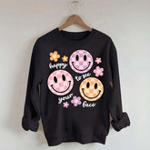 Comfort Colors Happy To See Your Face Sweatshirt