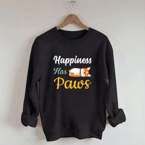 Happiness Has Paws Sweatshirt