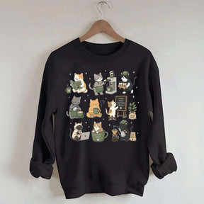 Coffee Cats Catpuccino Sweatshirt