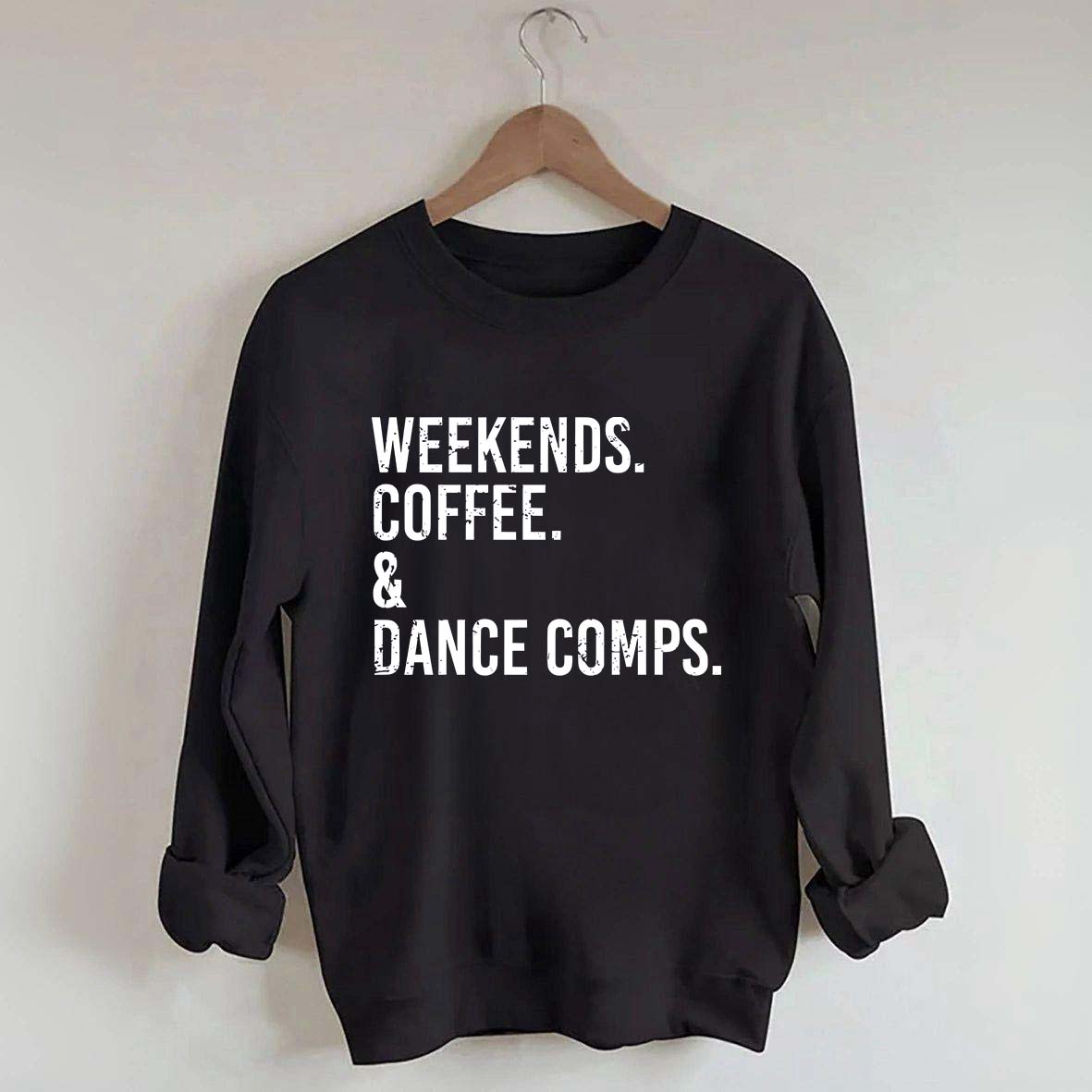 Retro Weekends Coffee and Dance Sweatshirt