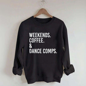 Retro Weekends Coffee and Dance Sweatshirt