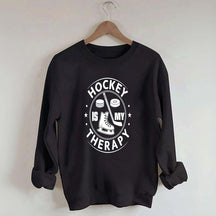 Hockey Is My Therapy Sweatshirt