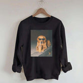 Golden Retriever Drinking Iced Coffee Sweatshirt
