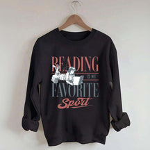 Vintage Reading Is My Favorite Sport Sweatshirt