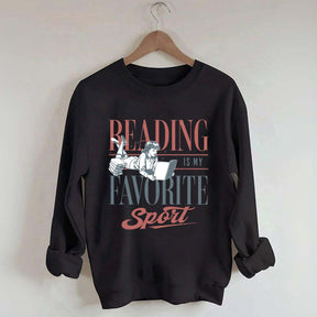 Vintage Reading Is My Favorite Sport Sweatshirt