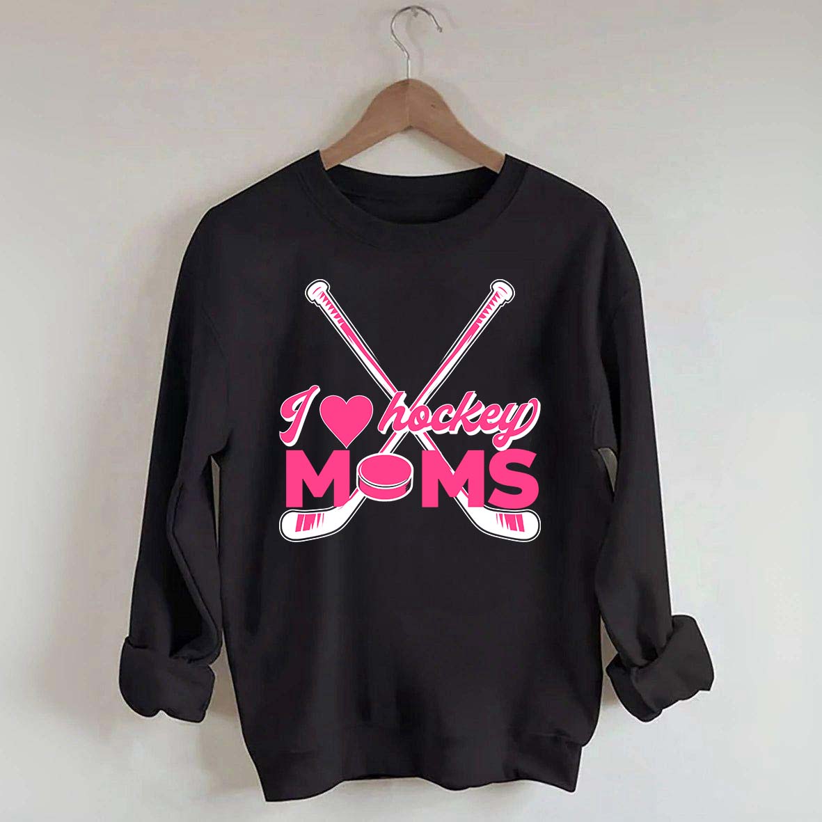 I Love Hockey Moms Sweatshirt