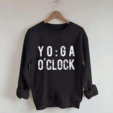 Yoga O'clock Funny Sweatshirt