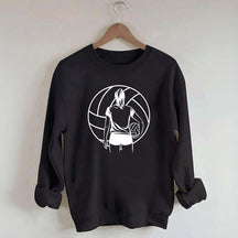Girls Volleyball Player Sweatshirt