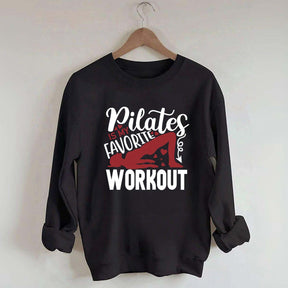 Pilates Workout Statement Sweatshirt
