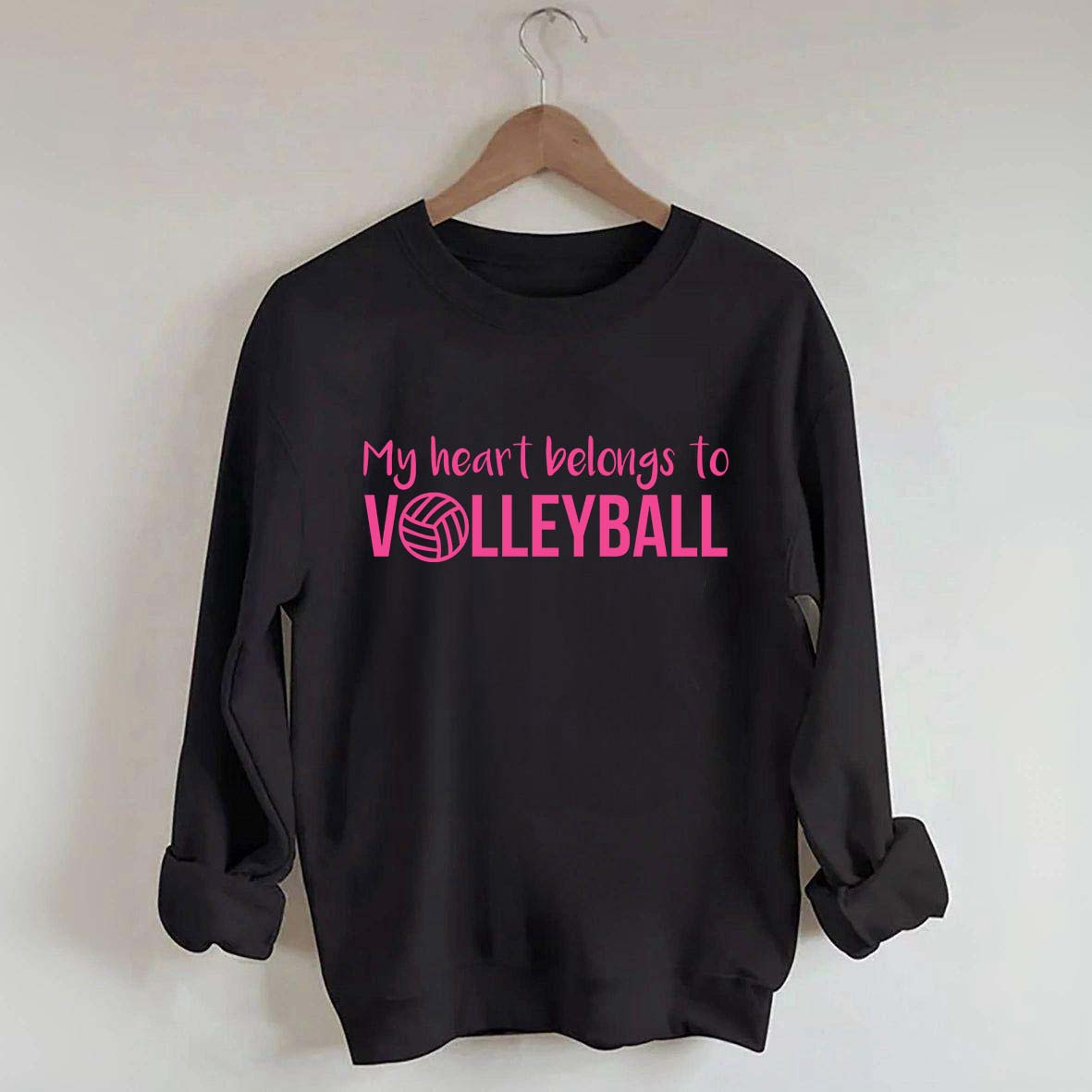My Heart Belongs to Volleyball Sweatshirt