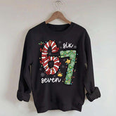 67 Christmas Lights Red Green Xmas Sweatshirt