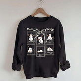 Funny Pain Scale Medical Holiday Sweatshirt