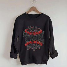 Tis The Season Baseball Sports Game Day Sweatshirt