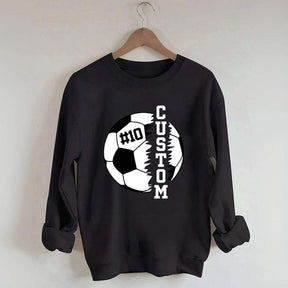 Custom Soccer Name & Number Sweatshirt