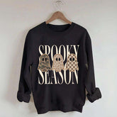 Leopard Ghost Spooky Season Sweatshirt