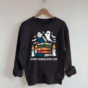 Spooky Readers Book Club Ghost Sweatshirt