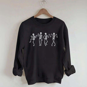 Minimalist Dancing Skeleton Sweatshirt