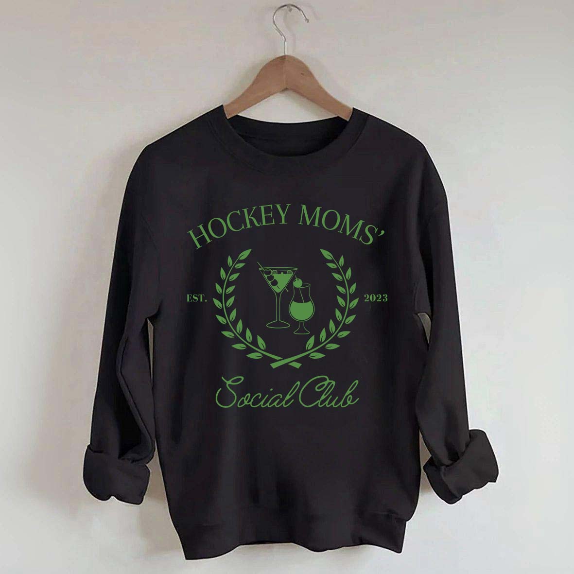 Personalized Hockey Moms Club Sweatshirt
