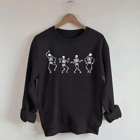 Halloween Party Dancing Skeleton Sweatshirt