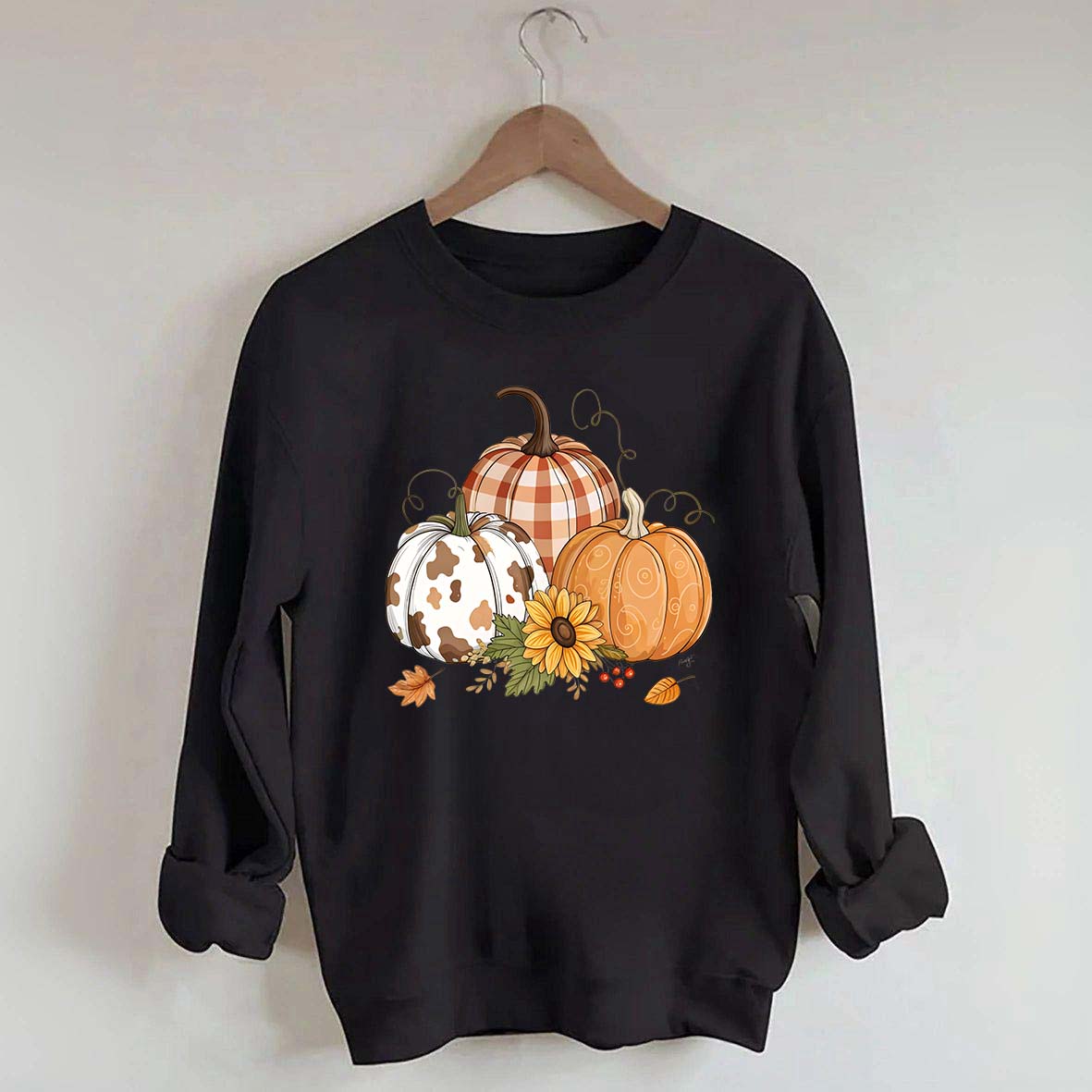 Fall Pumpkin Halloween Autumn Sweatshirt
