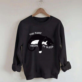 This Cat Needs To Sleep Sweatshirt