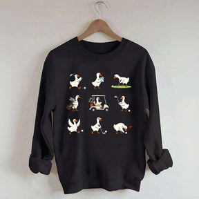 Funny Golf Goose Sweatshirt