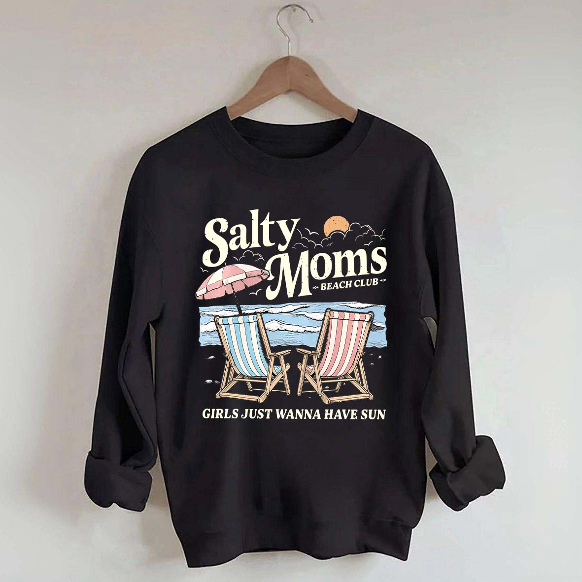 Salty Moms Beach Club Sweatshirt