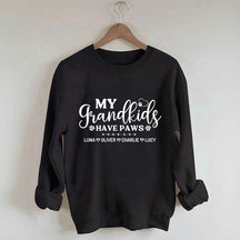 Personalized Fur Grandma Dog Sweatshirt