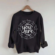 Teenager Bible Verse Faith Sweatshirt