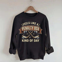 Funny Hockey Mom Festive Sports Sweatshirt