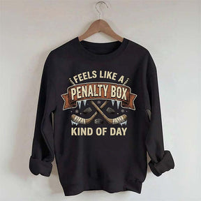 Funny Hockey Mom Festive Sports Sweatshirt