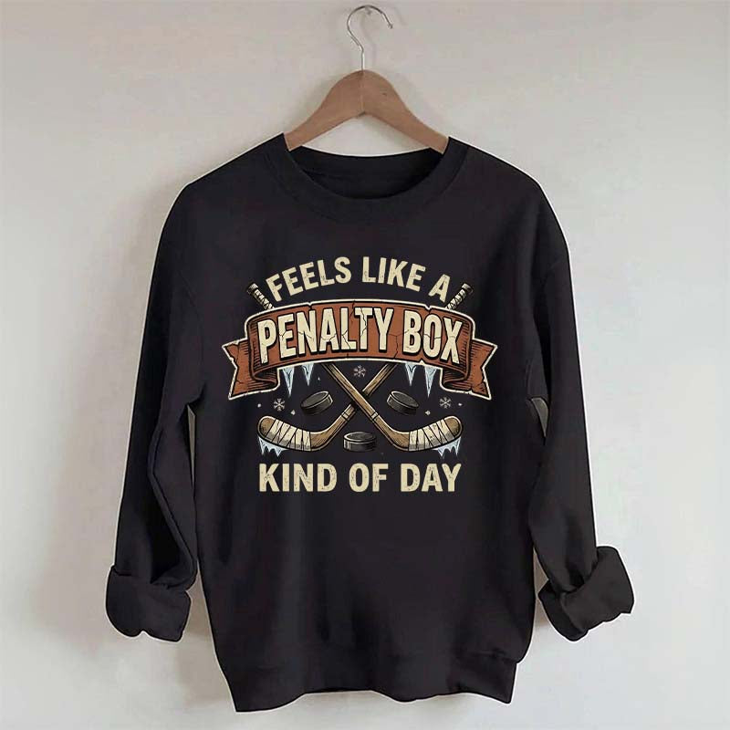 Funny Hockey Mom Festive Sports Sweatshirt