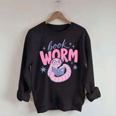 Book Worm Trendy Reading Sweatshirt