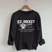 Personalized Hockey Girl Sweatshirt