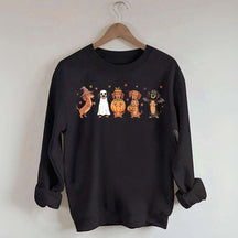Cute Wiener Dog Halloween Dachshund Sweatshirt