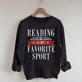Reading Is My Favorite Sport Librarian Lover Sweatshirt