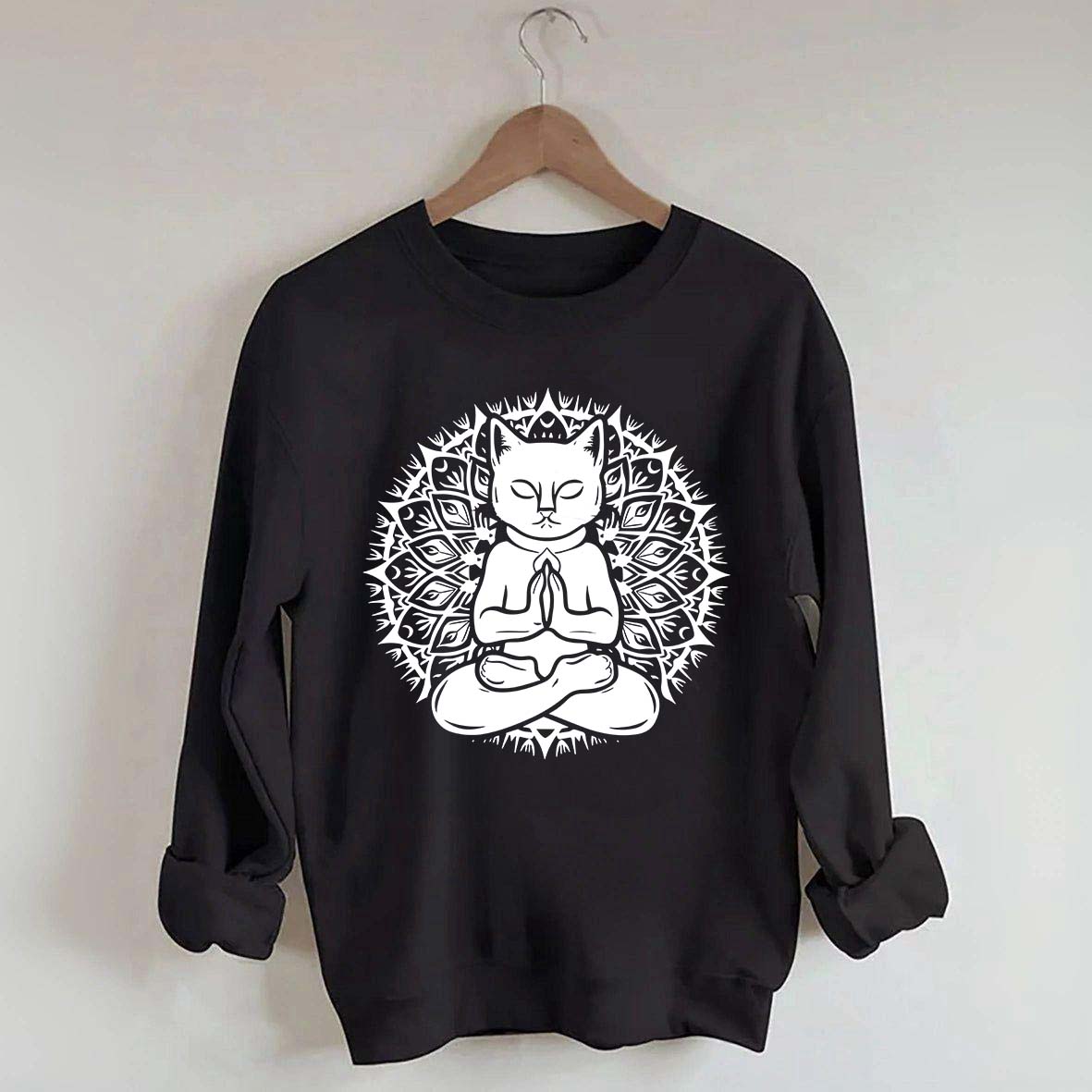 Cute Cat Yoga Namaste Sweatshirt