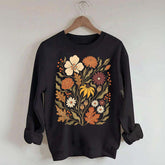 Autumn Floral Vintage Botanical Sweatshirt