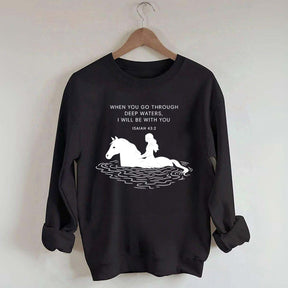 Christ Horse Religous Sweatshirt