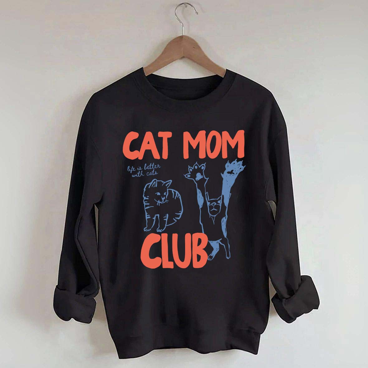 Funny Cat Mama Sweatshirt