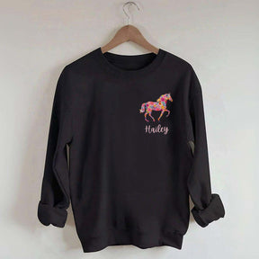 Custom Girl Horse Sweatshirt